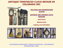 Tablet Screenshot of antique-timepieces.com